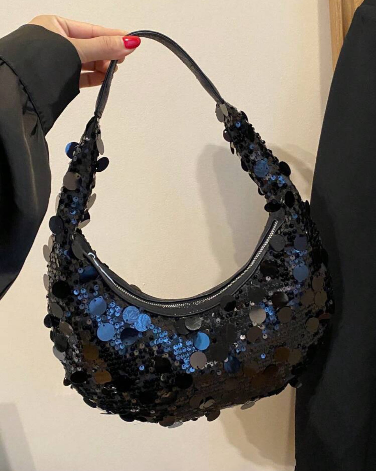 Black Lentejuelas Bag