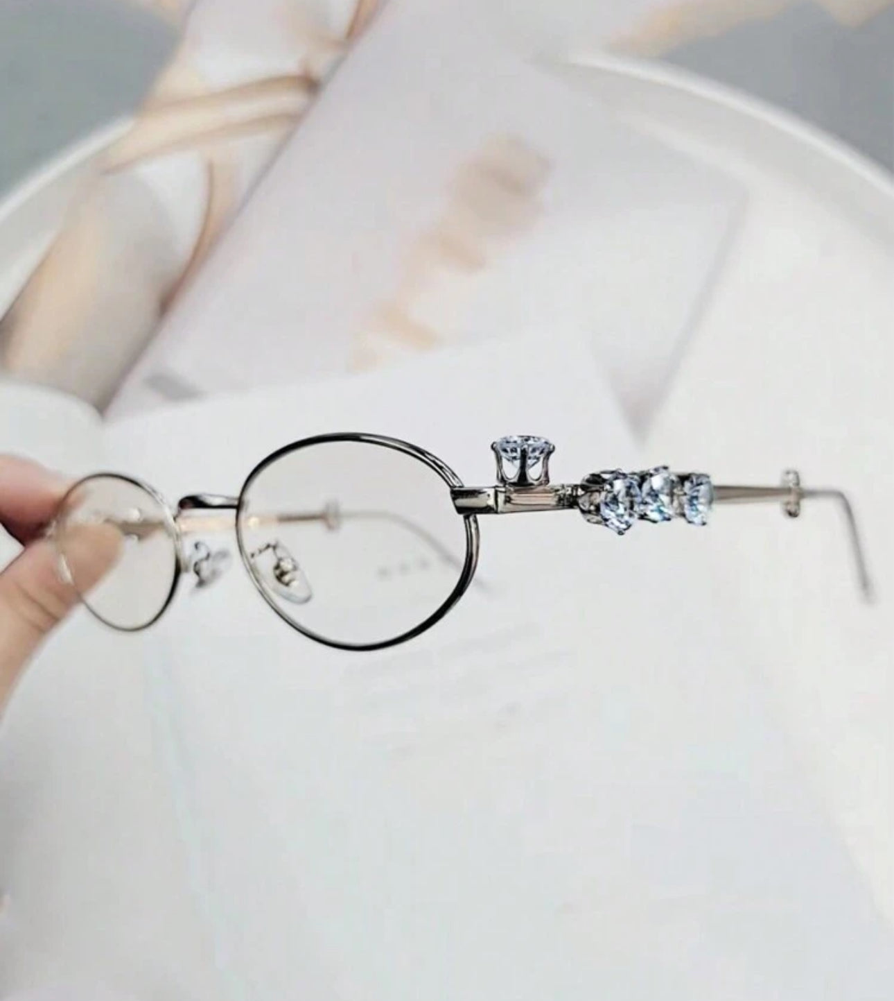 Gentle Silver Glasses