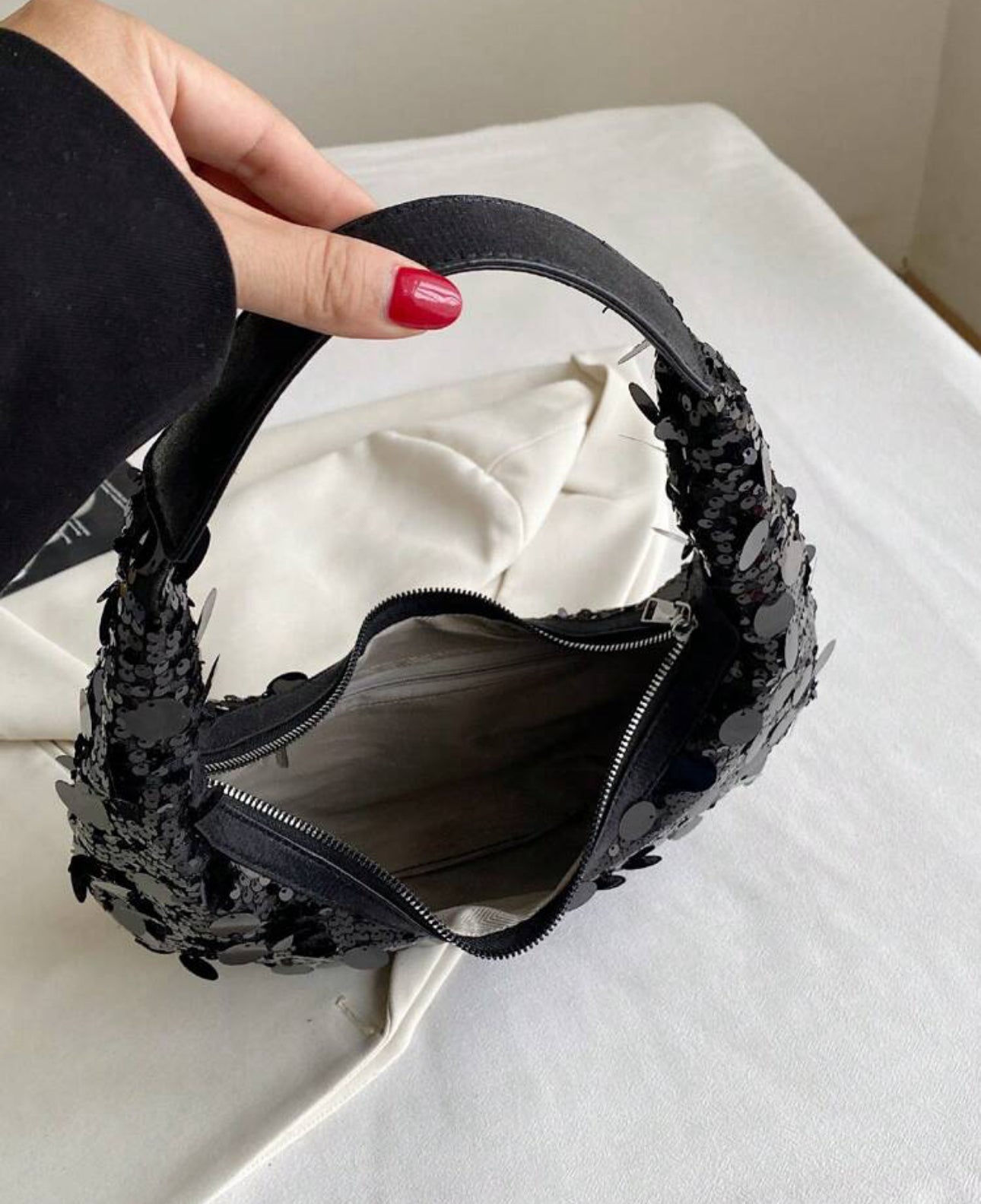 Black Lentejuelas Bag
