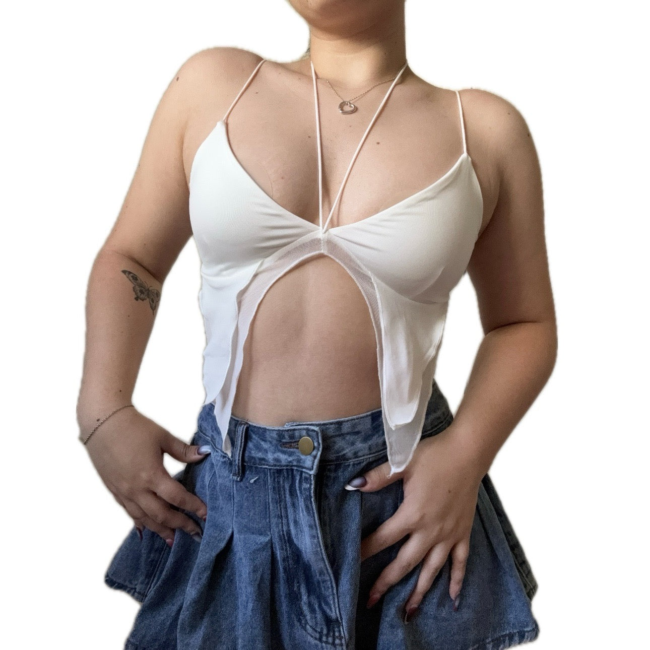 White Sexy Top