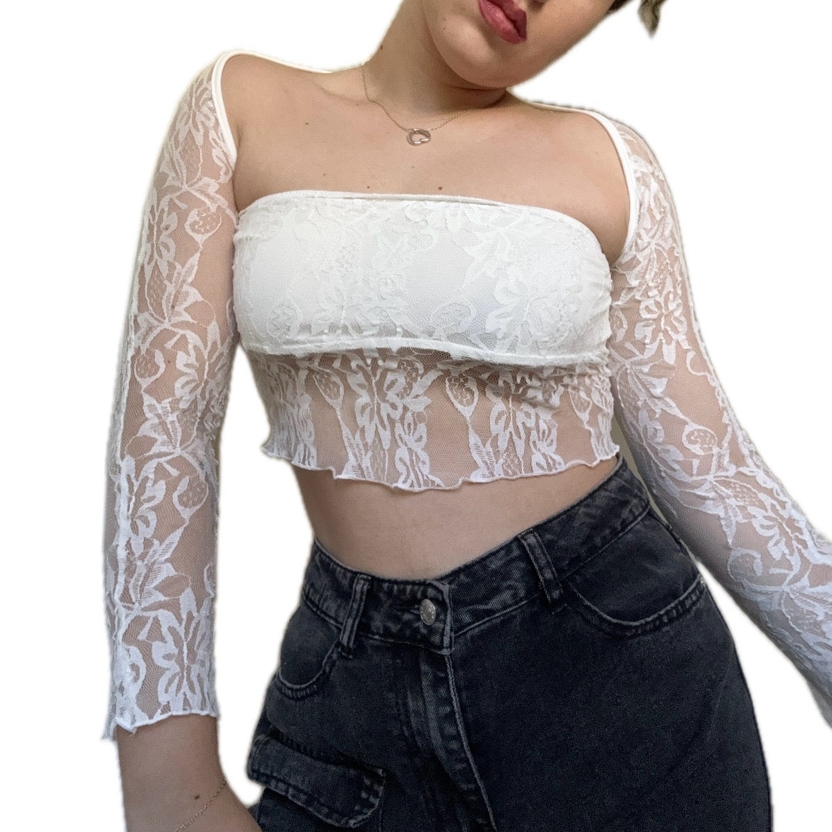 White Lace Longsleeve