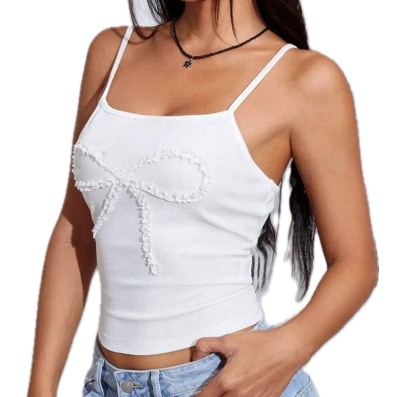 White Bow Cami