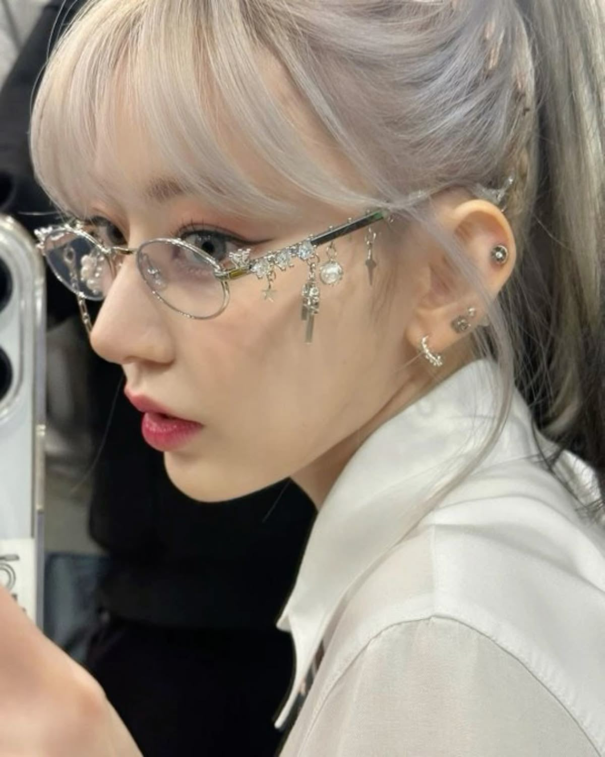 Gentle Silver Glasses