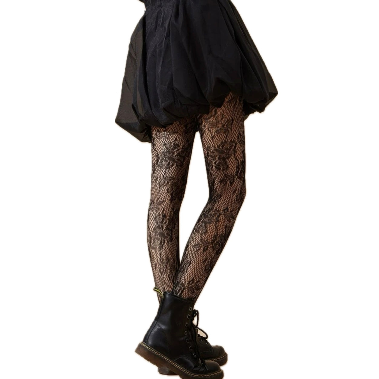 Lacey Flower Tights