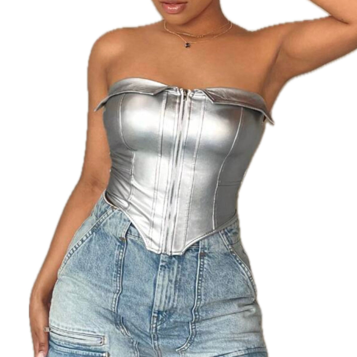 Silver BandanaTop