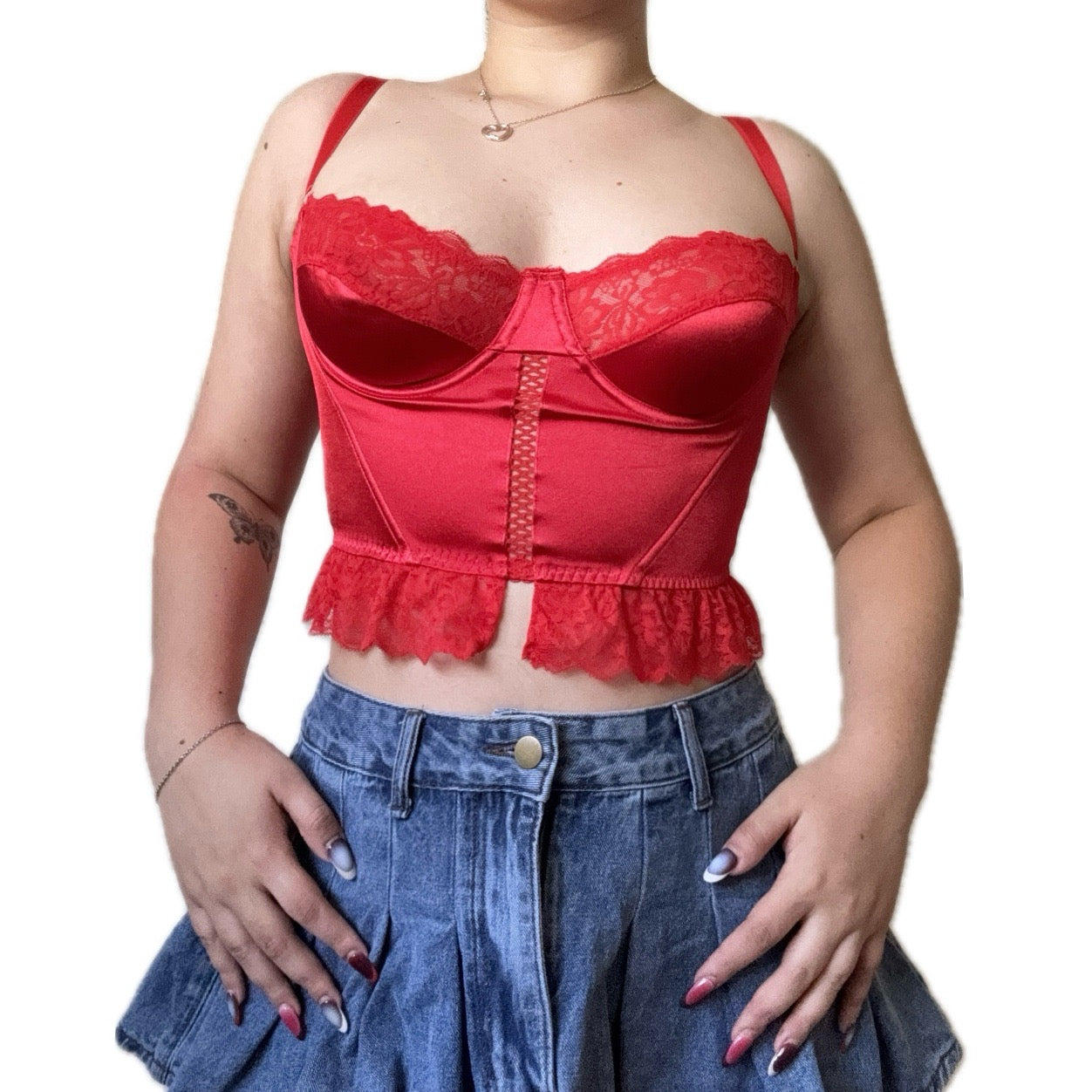 Red Corset Top