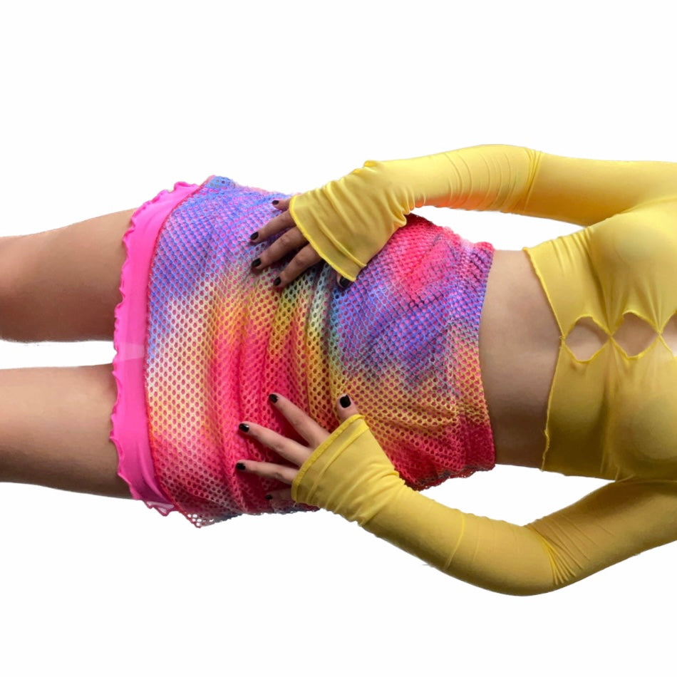 Net Mini Skirt