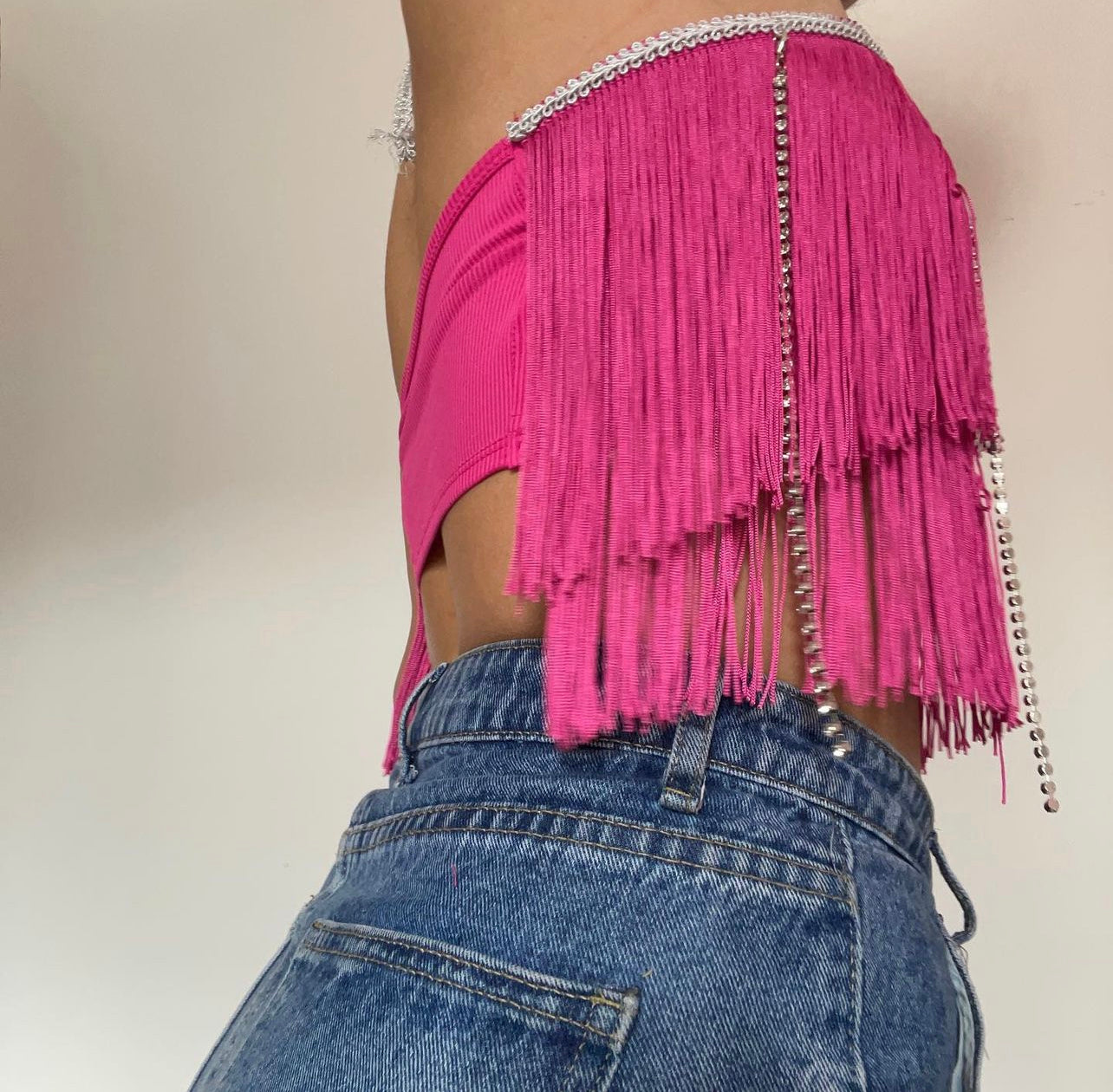 Fringe and Rhinestones Top