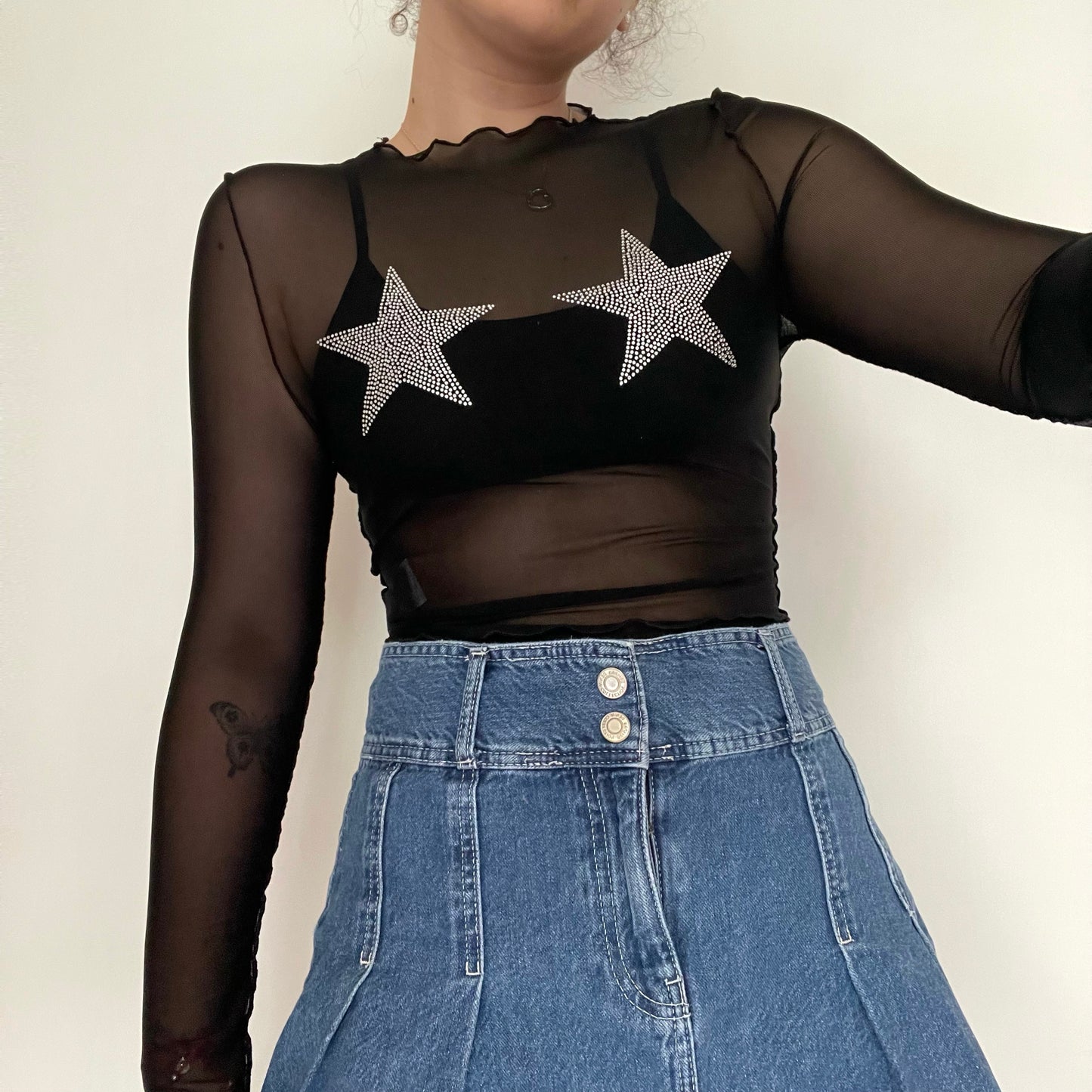 Stars Rhinestones Top