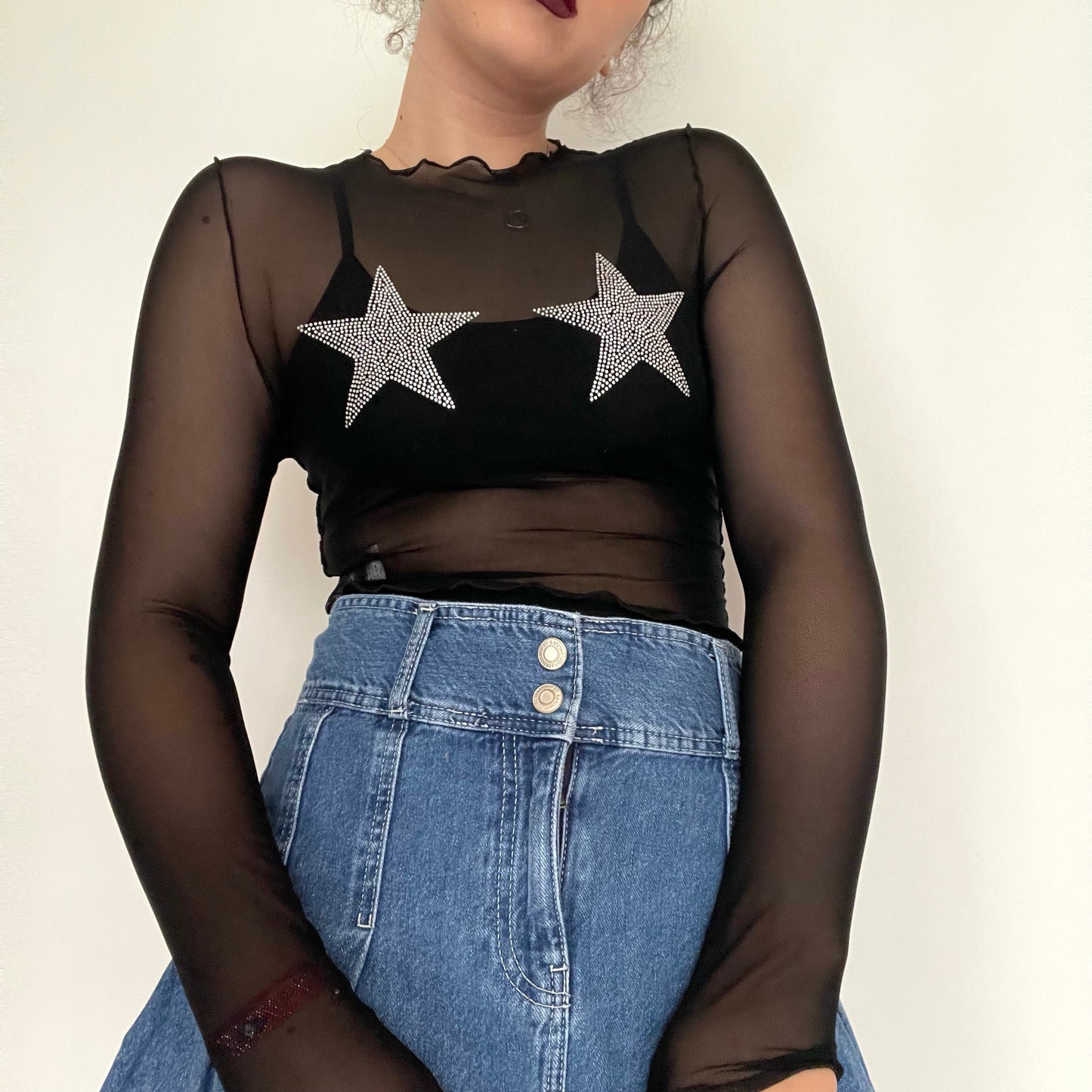 Stars Rhinestones Top