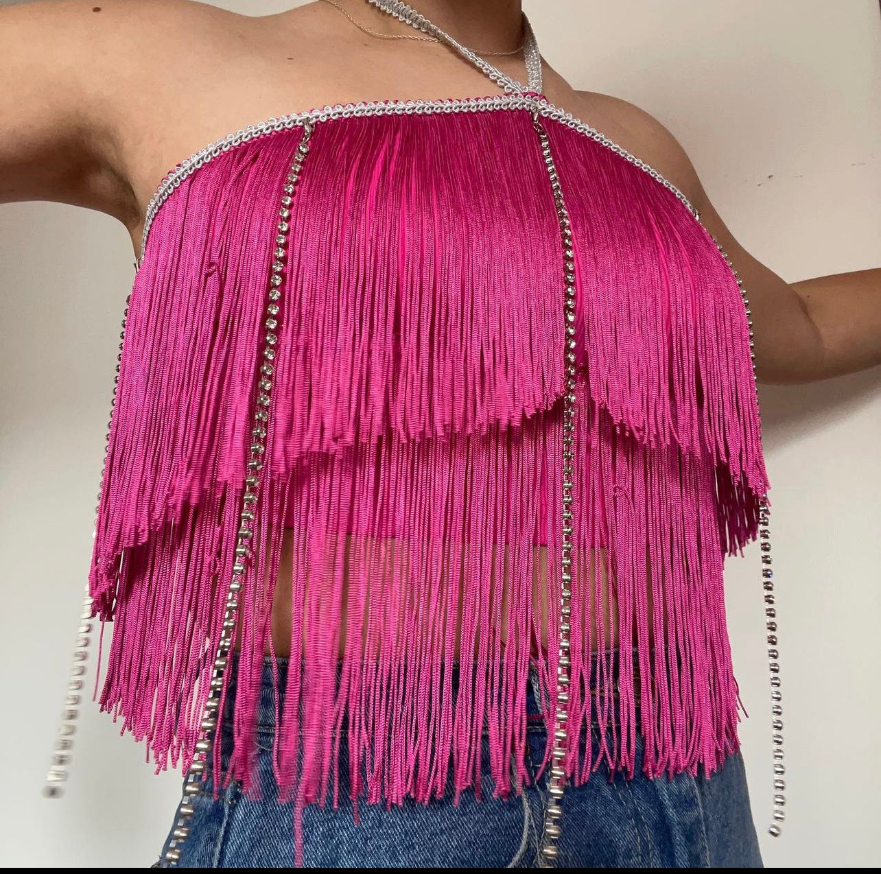 Fringe and Rhinestones Top