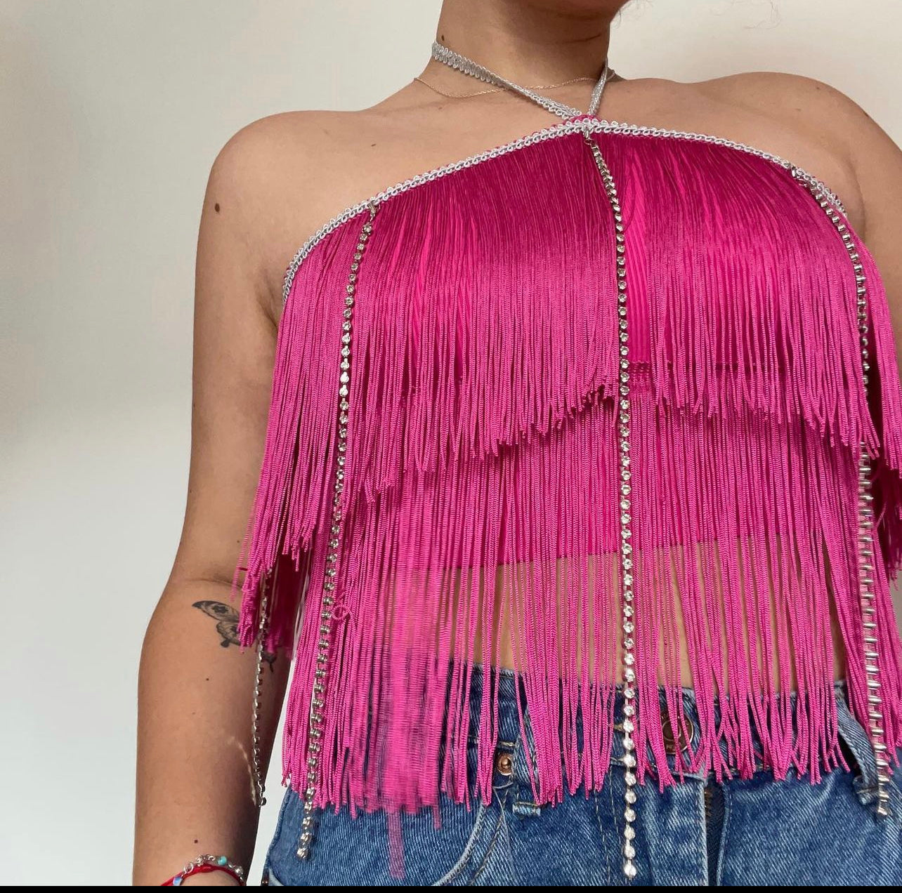 Fringe and Rhinestones Top