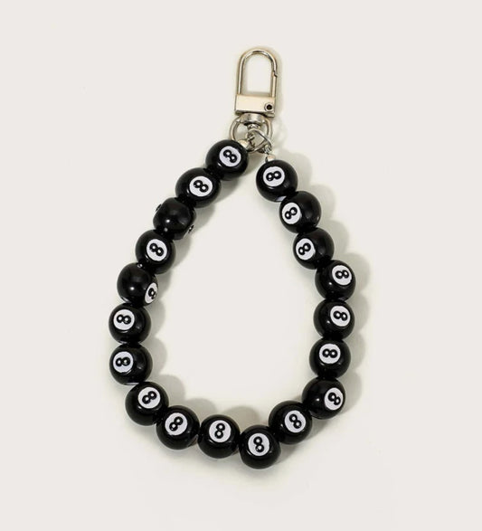 8Ball Long Keychain