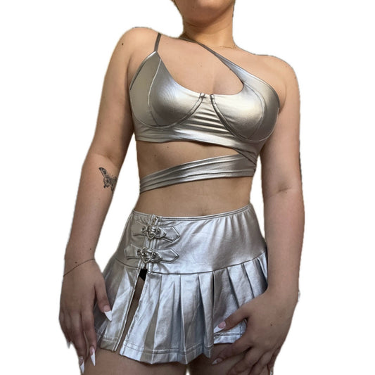 Silver Set (enagua+top)