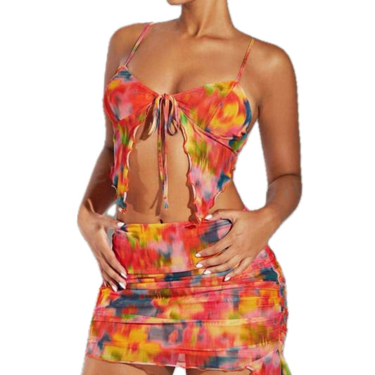 Flowers Set (enagua +top)