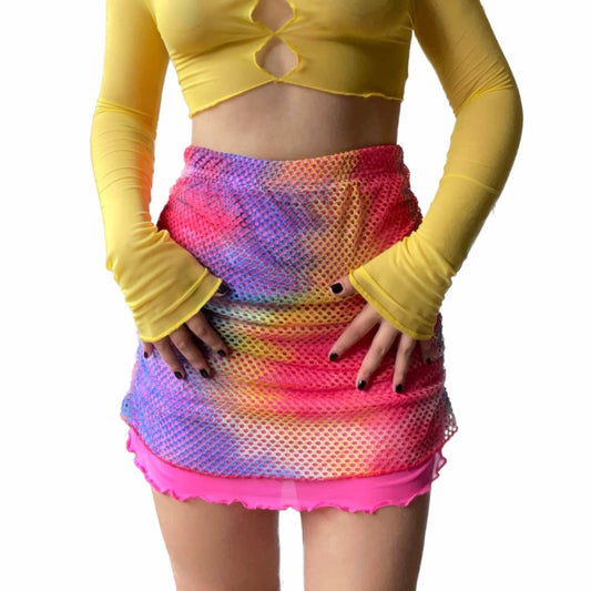 Net Mini Skirt