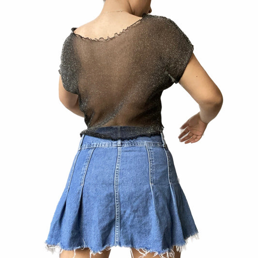 Mesh Sparkly Tee