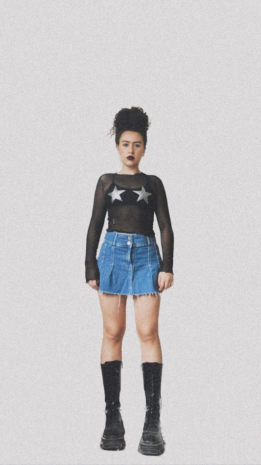 Stars Rhinestones Top
